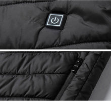 Load image into Gallery viewer, Electric Heated Vest USB Battery Pack Compatible - Navy Blue